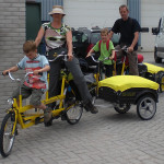 Kinderen van 4 tot en met 8 jaar kunnen zo mooi mee fietsen.