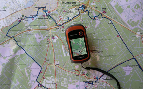 Huur een fiets GPS en kaart en geniet van de Veluwe